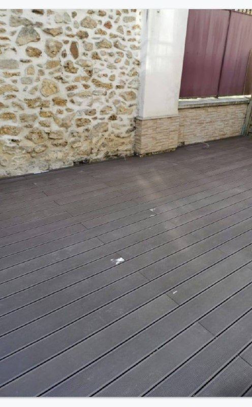 Terrasse composite posée — finition LC Couverture