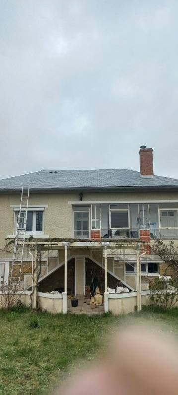 Pose ardoises sur maison — LC Couverture Seine-et-Marne
