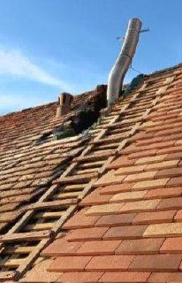 Intervention cheminée sur toiture tuiles